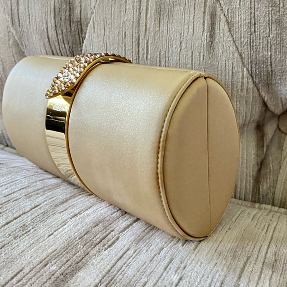 RODO Vintage Hard Dressy Clutch w Chain Strap NWT - Picture 4 of 12